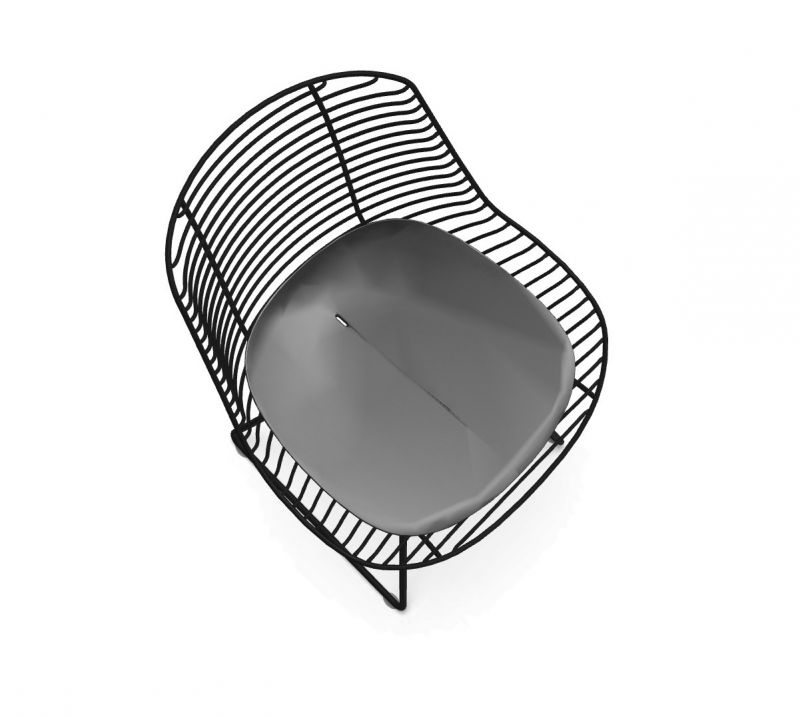 Pad Indoor/Outdoor Sitzkissen für Flow Filo Stuhl MDF Italia